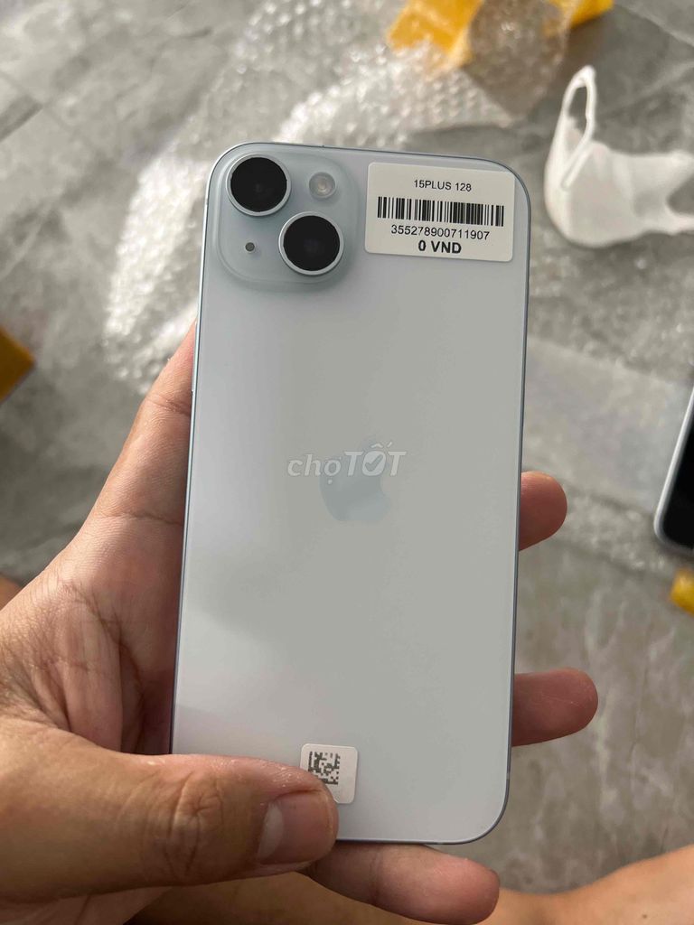 Apple iPhone 15 Plus Trắng. Mua bán Điện thoại tại Huyện Kim Sơn Ninh Bình được đăng bởi Keng  hình 1