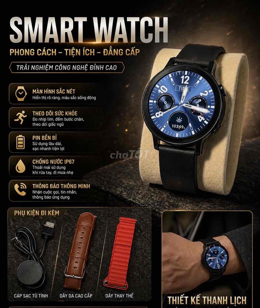 Samsung Galaxy Watch Active2 Đen 44mm. Mua bán Thiết bị đeo thông minh tại Quận 7 Tp Hồ Chí Minh được đăng bởi A hình 1