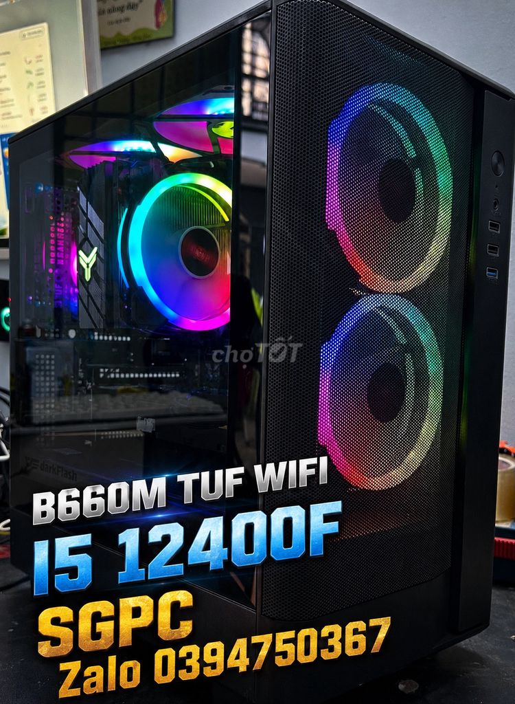 SGPC i5-12400F B660M TUF WIFI . Mua bán Máy tính để bàn tại Quận Tân Bình Tp Hồ Chí Minh được đăng bởi SGPC hình 1
