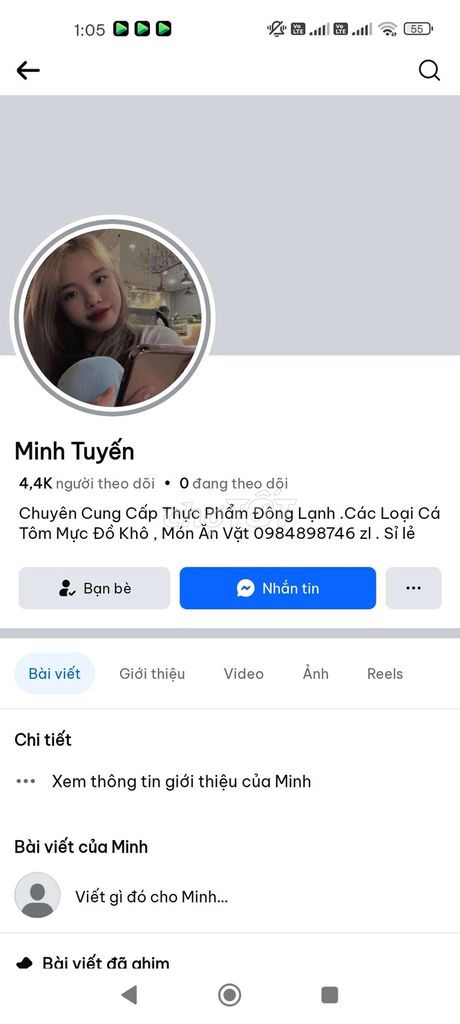 EM CHUYÊN CUNG CẤP THỰC PHẨM ĐÔNG LẠNH