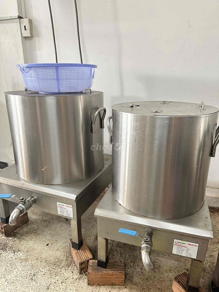 Thanh lý cặp nồi điện 100L và 60L