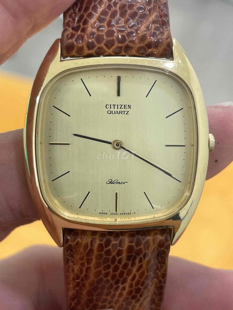 Đồng hồ Citizen Homer Nam Vàng. Mua bán Đồng hồ tại Thành phố Trà Vinh Trà Vinh được đăng bởi Thiên Anh Watches hình 1