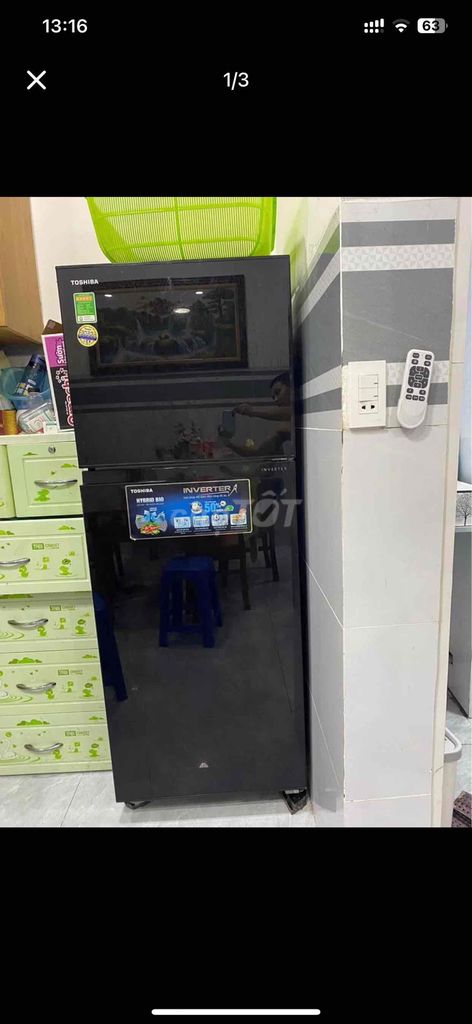 Tủ lạnh Toshiba Inverter 305L Đen made in Thái Lan. Mua bán Tủ lạnh tại Quận 12 Tp Hồ Chí Minh được đăng bởi Tho hình 1