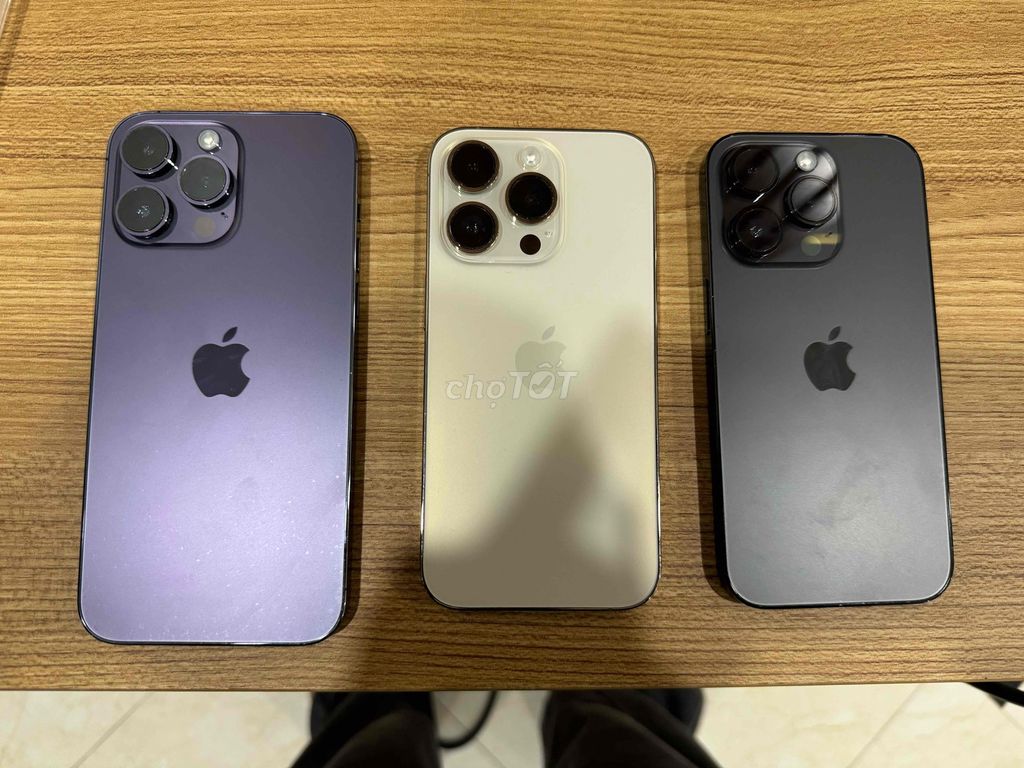 cần bán 2 cây 14pro 256gb và 14prm 512gb zin. Mua bán Điện thoại tại Quận Hoàng Mai Hà Nội được đăng bởi Ngọc Sơn hình 1