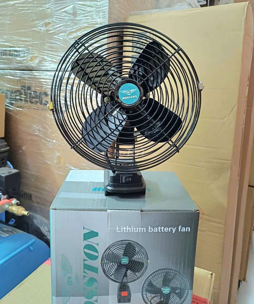 Quạt pin Bosston sử dụng chân pin M21. Mua bán Quạt tại Quận Ninh Kiều Cần Thơ được đăng bởi Thiết Bị Hàn Duy Nguyễn hình 1