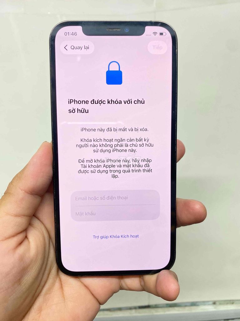 Apple iPhone 12 Pro Xám dính tài khoản Icloud. Mua bán Điện thoại tại Quận 12 Tp Hồ Chí Minh được đăng bởi Tính hình 1