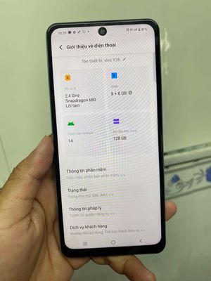 Vivo Y36 128GB zin đẹp full chức năng