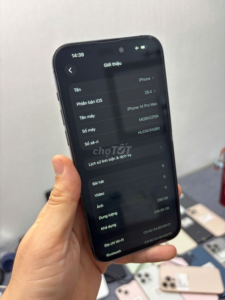 Apple iPhone 14 Pro Max 256GB Tím Oled. Mua bán Điện thoại tại Quận Bắc Từ Liêm Hà Nội được đăng bởi Cửa hàng Bính Táo hình 1