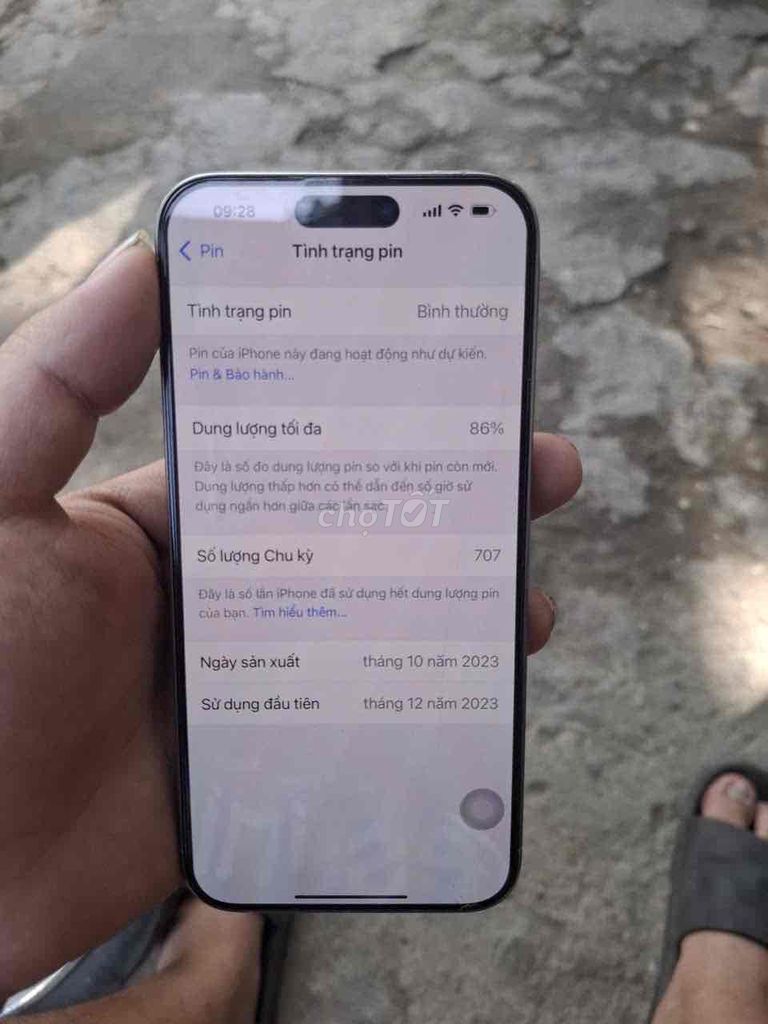 iPhone 15 Pro Max 512GB Titan tự nhiên. Mua bán Điện thoại tại Thành phố Thủ Đức Tp Hồ Chí Minh được đăng bởi Trần Duy Đức  hình 1