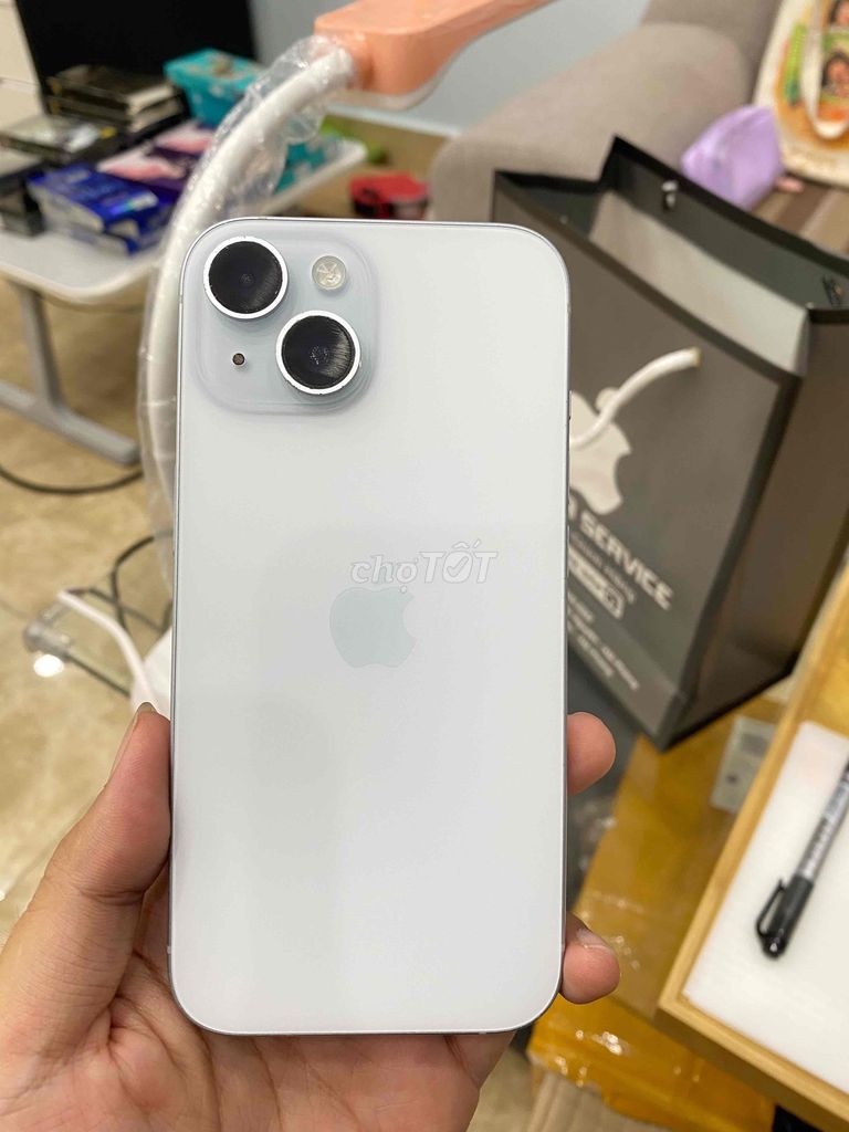 Apple iPhone 15 256GB Bạc. Mua bán Điện thoại tại Huyện Thuỷ Nguyên Hải Phòng được đăng bởi Nhật Hạ Mobile hình 1