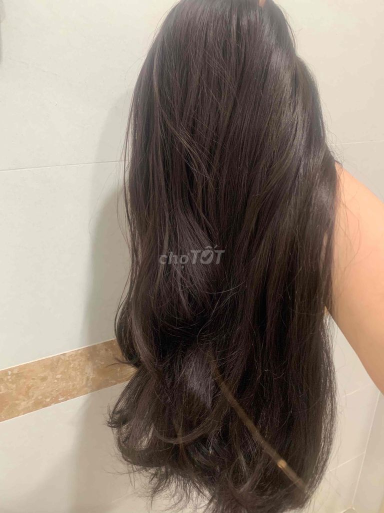 Tóc giả da siêu thật Nữ Nâu đen. Mua bán Phụ kiện thời trang khác tại Quận Ba Đình Hà Nội được đăng bởi Windy Vu hình 1
