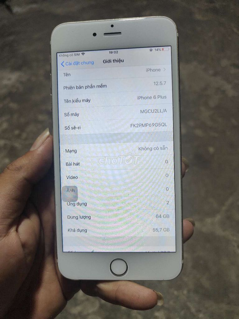 iPhone 6 Plus 64GB Vàng Đã sử dụng. Mua bán Điện thoại tại Huyện Củ Chi Tp Hồ Chí Minh được đăng bởi Hoàng Nguyễn Hồng Ân hình 1