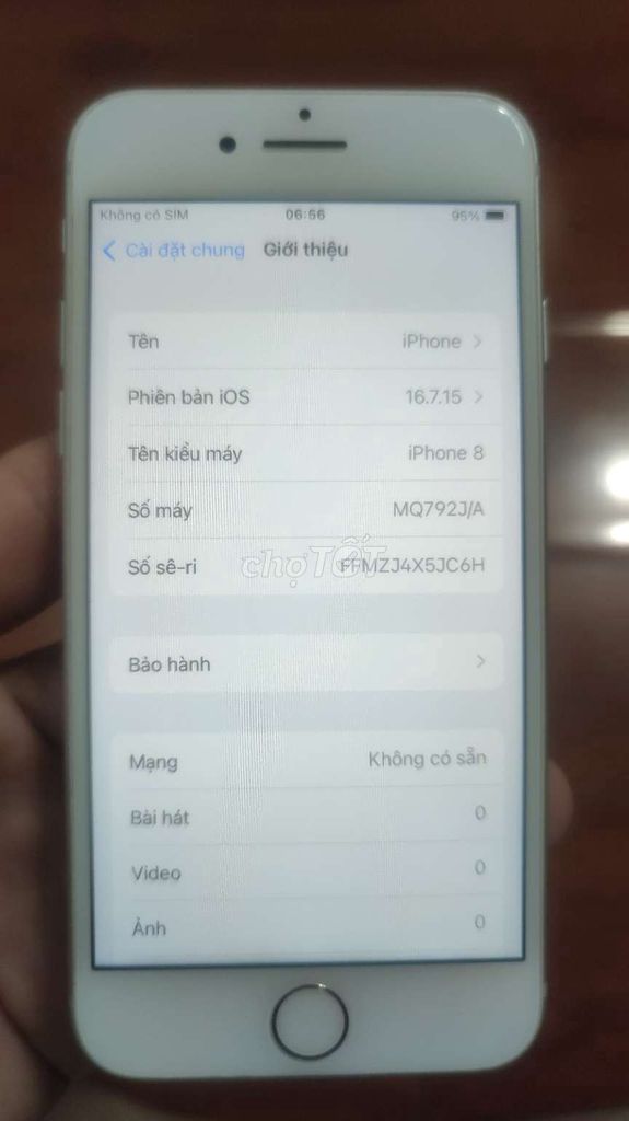Apple iPhone 8 64GB Trắng Đã sử dụng. Mua bán Điện thoại tại Quận Cái Răng Cần Thơ được đăng bởi hp hình 1