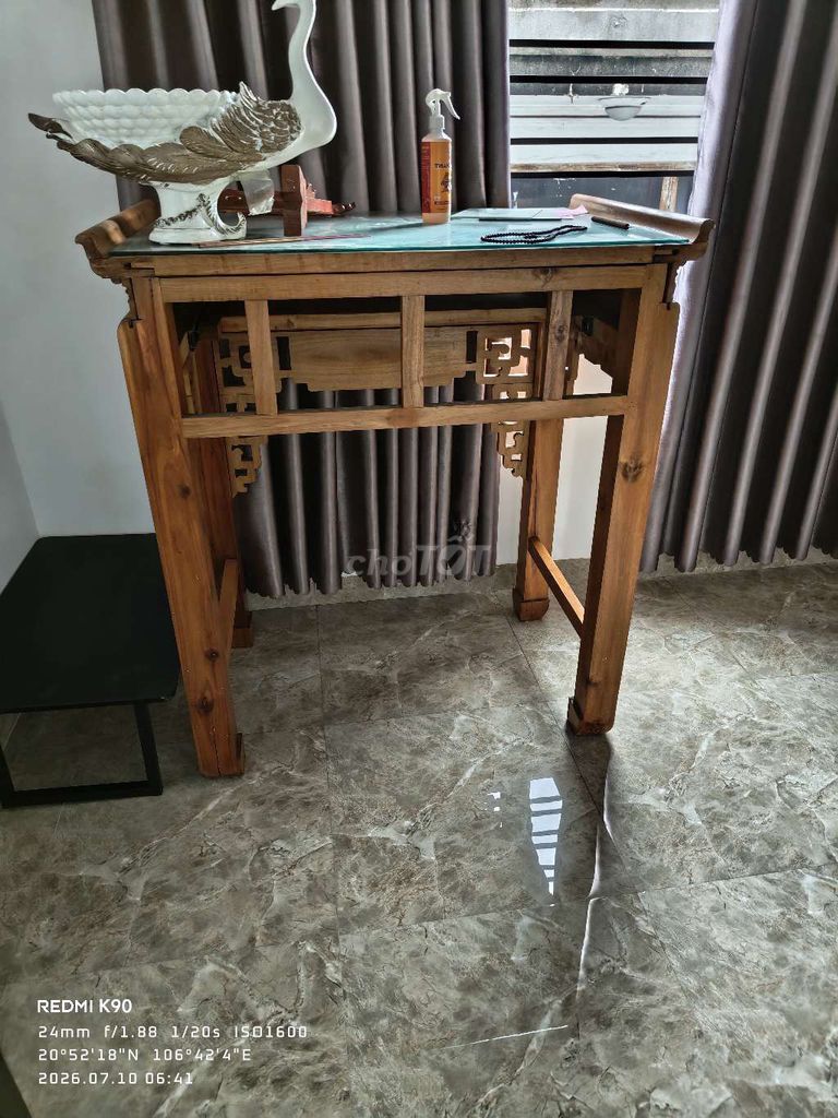 Bàn thờ Gỗ Nâu Truyền thống. Mua bán Nội thất, đồ gia dụng khác tại Quận Ngô Quyền Hải Phòng được đăng bởi Phan hình 1
