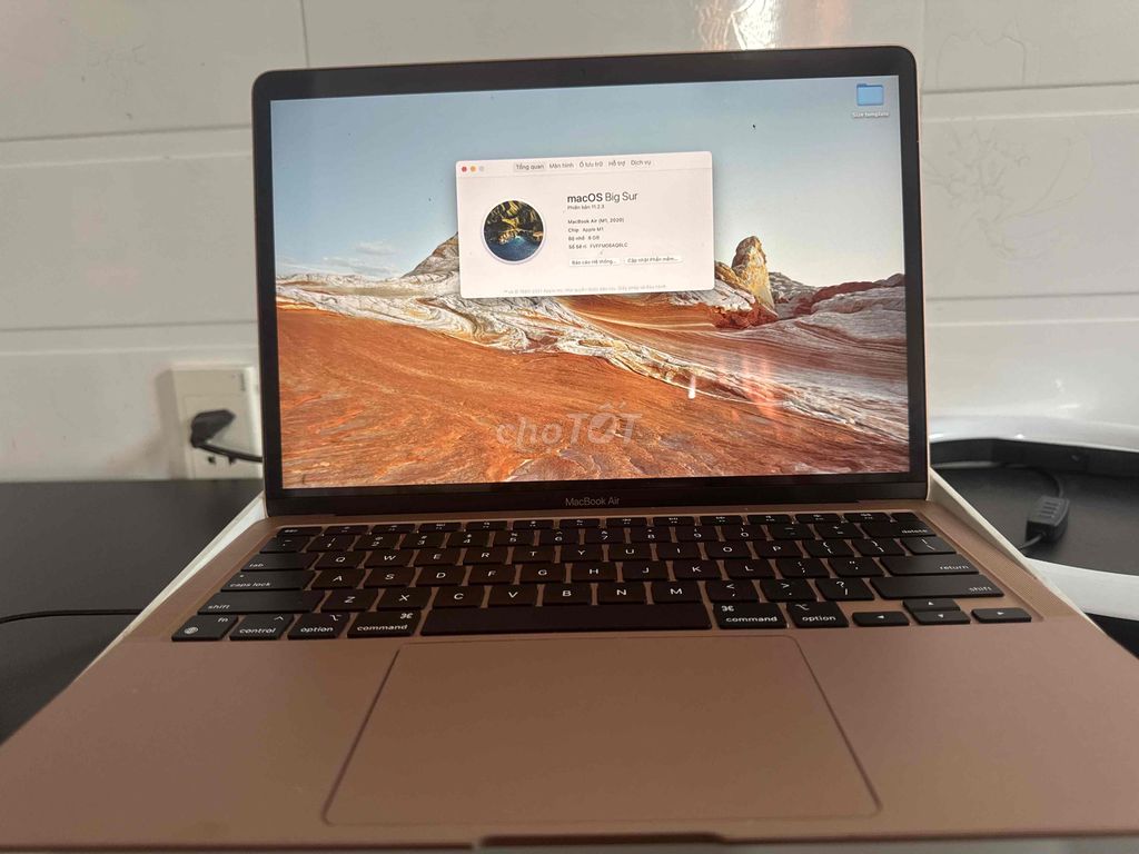 Apple MacBook Air Vàng hồng. Mua bán Laptop tại Quận 12 Tp Hồ Chí Minh được đăng bởi Mai Đình Dương hình 1