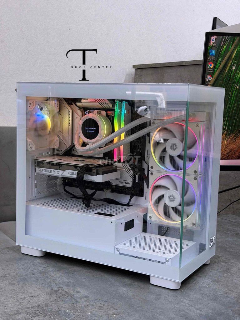 🖥️ PC GAMING TONE TRẮNG CỰC ĐẸP + Tặng màn hình 🤍🔥. Mua bán Máy tính để bàn tại Quận Thanh Khê Đà Nẵng được đăng bởi Thiện Lê TShop 16 Lê Đình Lý hình 1