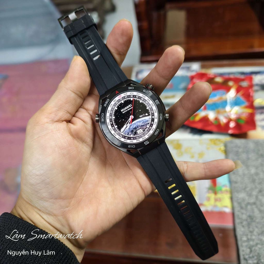 HUAWEI WATCH ULTIMATE ĐEN SIÊU ĐẸP