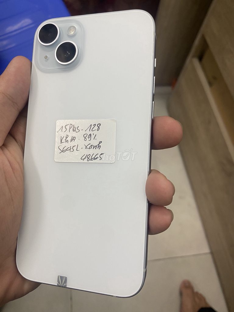 iPhone 15 Plus 128GB Xanh. Mua bán Điện thoại tại Quận Bình Tân Tp Hồ Chí Minh được đăng bởi Trương Trí hình 1