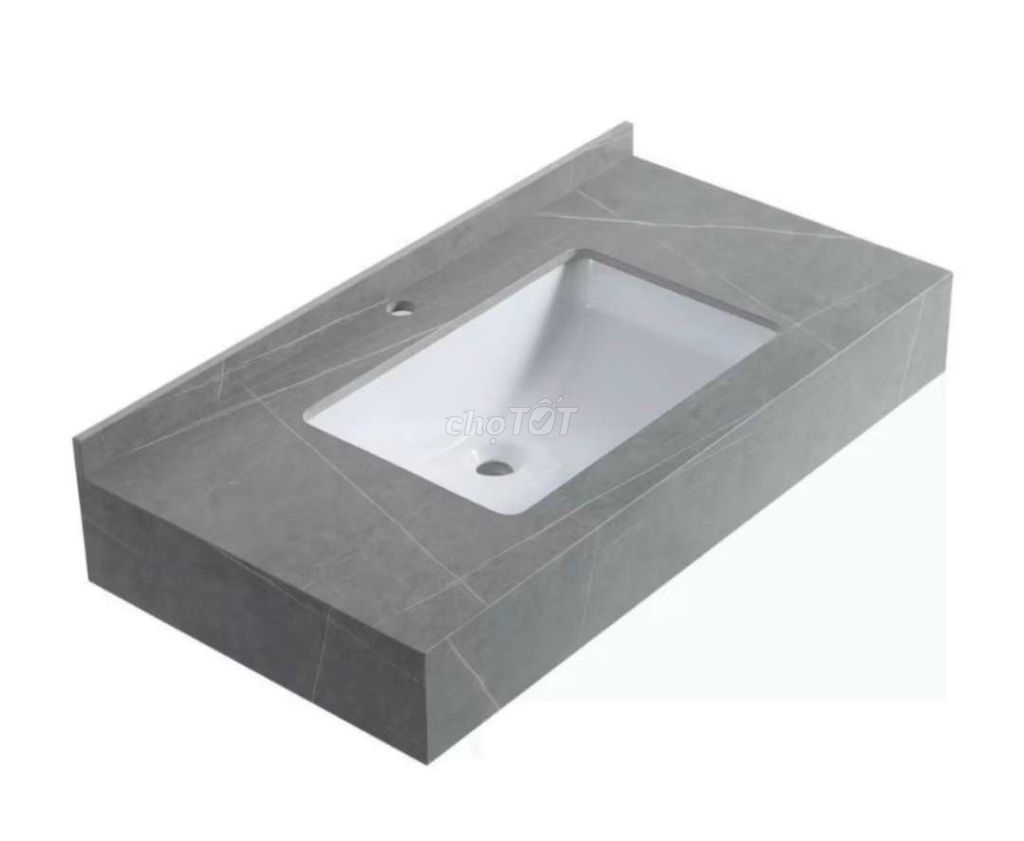 LAVABO ÂM BÀN ĐÁ 1 TẦNG XÁM