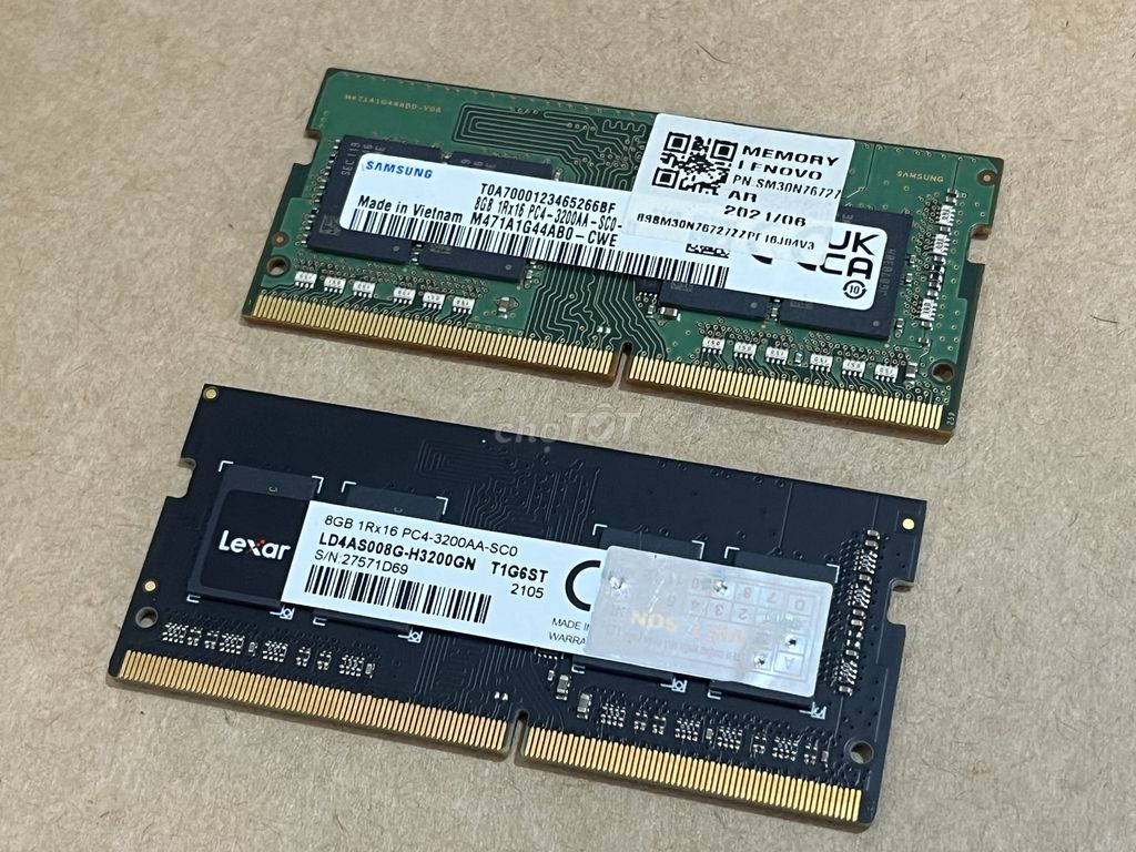 Bán 2c Ram laptop DDR4 8GB bus 3200 - 122345868