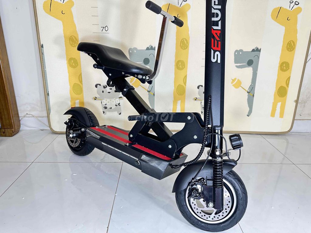Scooter điện gấp gọn Sealup Q13 48V 500W. Mua bán Xe điện tại Thành phố Thủ Đức Tp Hồ Chí Minh được đăng bởi Vinh hình 2