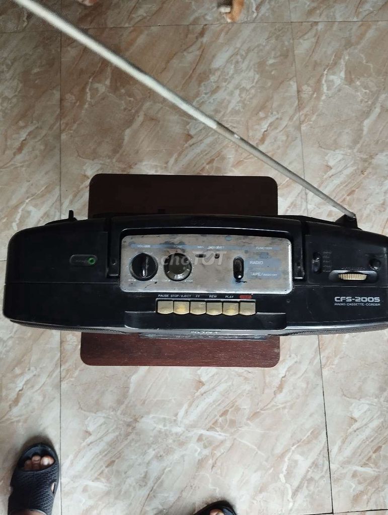 Sony CFS-200S Đài cassette Đen FM, AM, SM. Mua bán Tivi, Âm thanh tại Huyện Quỳnh Phụ Thái Bình được đăng bởi hoaiaudi hình 1