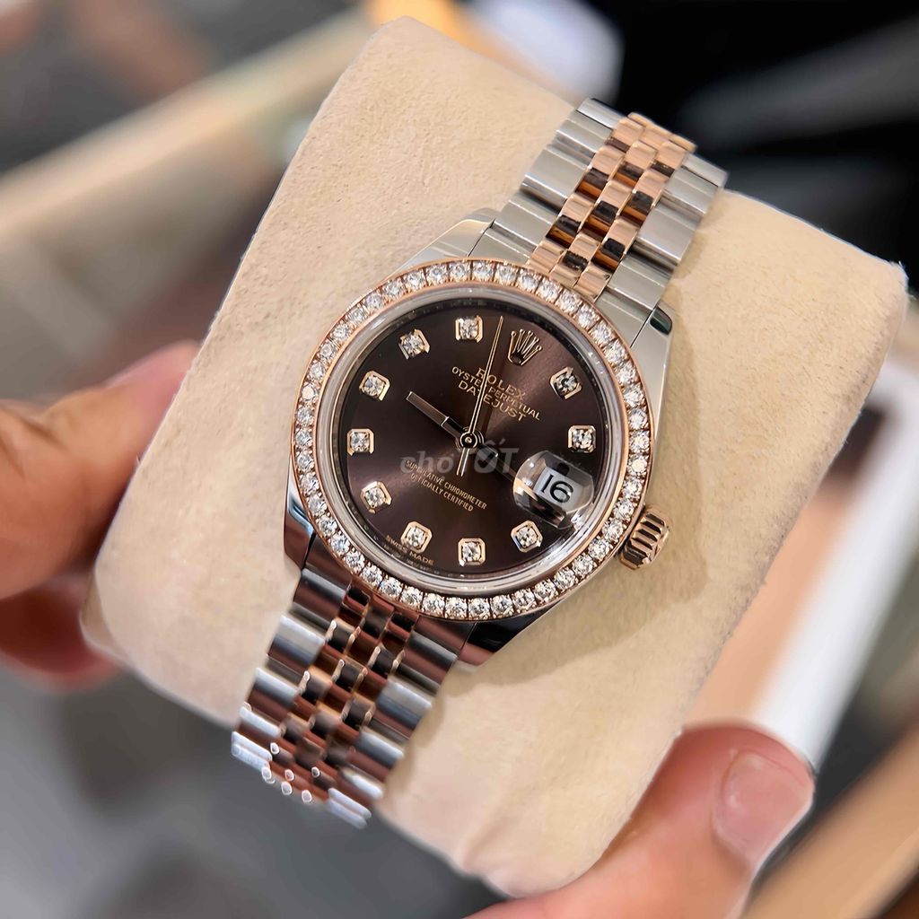 RL Lady Datejust 279381rbr Chocolate 28mm