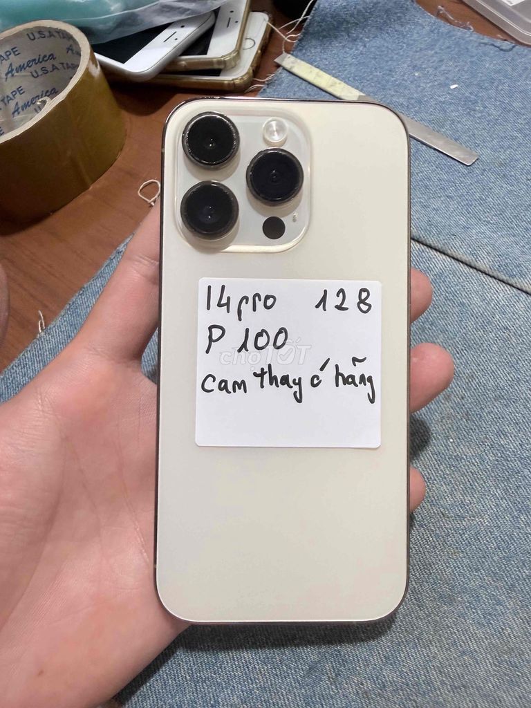 Apple iPhone 14 Pro 128GB Vàng. Mua bán Điện thoại tại Huyện Tân Phước Tiền Giang được đăng bởi Le Duy Hong Duc hình 1