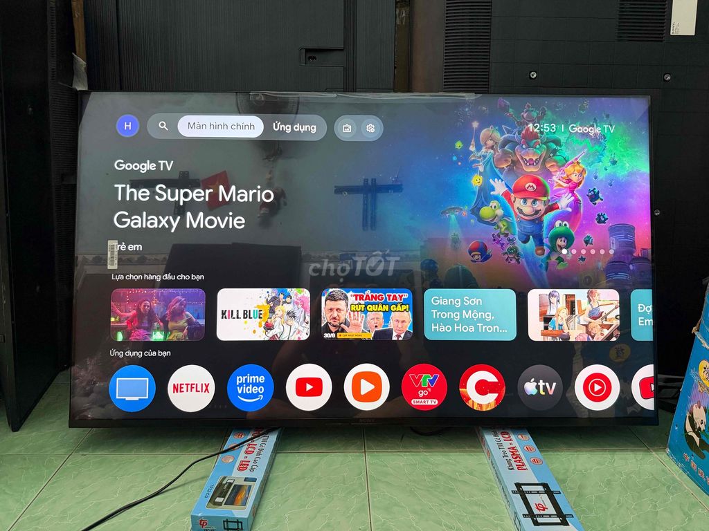 Google Tivi Sony 55inch 4K giọng nói, mẫu 2022. Mua bán Tivi, Âm thanh tại Quận Gò Vấp Tp Hồ Chí Minh được đăng bởi Tivi Store hình 1