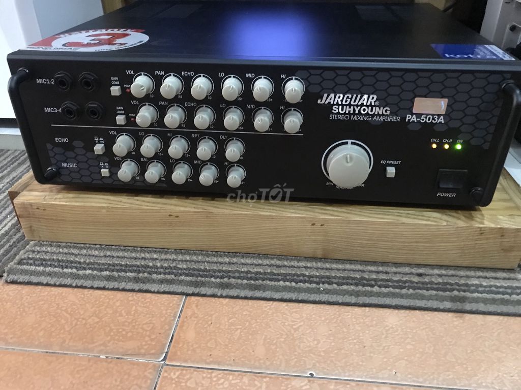 Amply karaoke Jarguar Suhyoung PA-503A sóng nhạc. Mua bán Tivi, Âm thanh tại Quận 3 Tp Hồ Chí Minh được đăng bởi Quận 3 sài gòn hình 1
