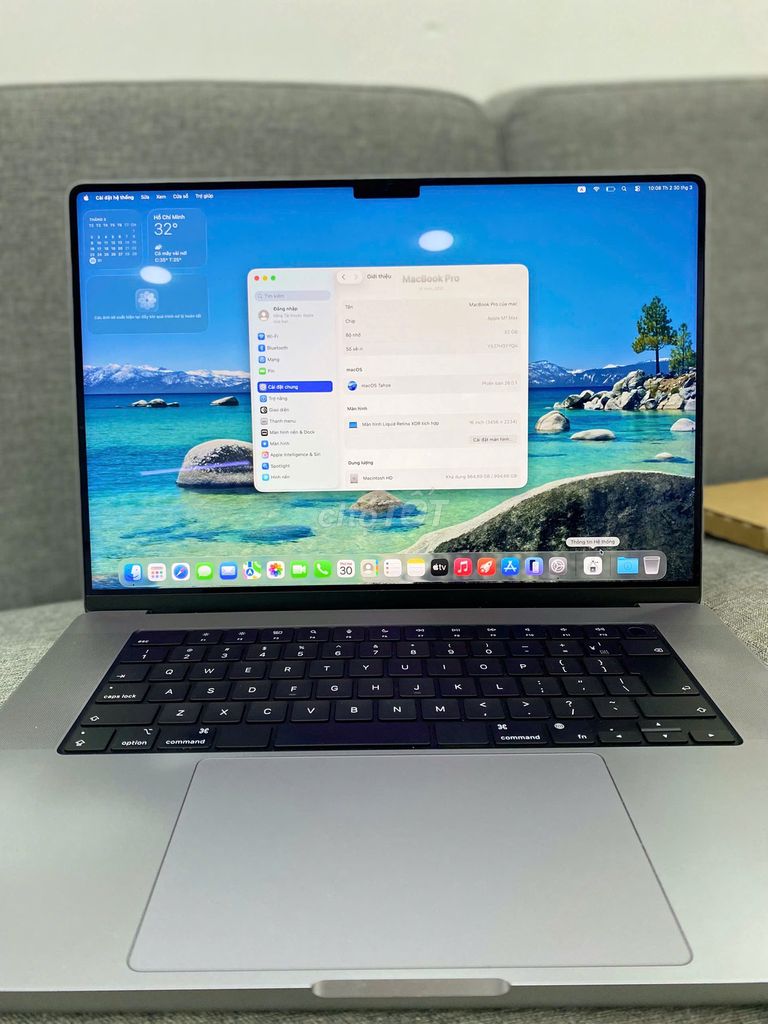 Macbook Pro 16inch 2021 M1 Max Ram 32Gb SSD 1Tb. Mua bán Laptop tại Quận 10 Tp Hồ Chí Minh được đăng bởi Lapvn hình 1