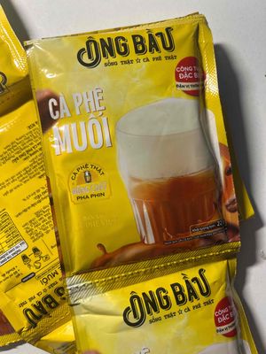 Cà phê hòa tan Ông Bầu Cà phê muối. Mua bán Đồ ăn, thực phẩm và các loại khác tại Quận Tân Bình Tp Hồ Chí Minh được đăng bởi My Nguyễn