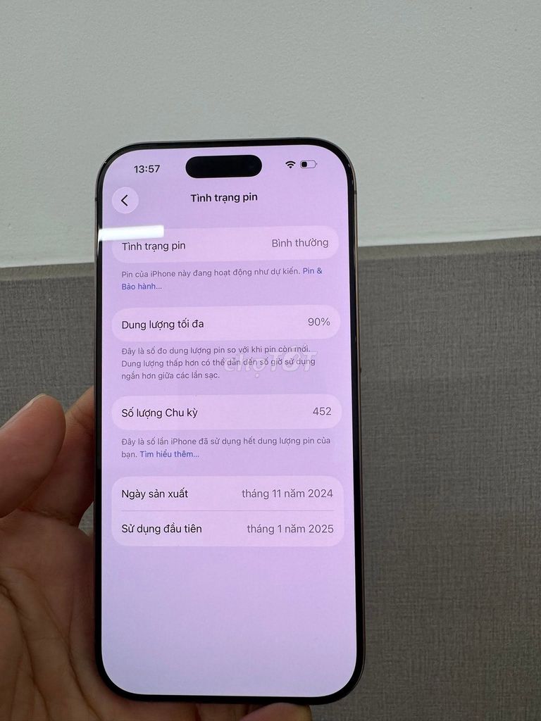Apple iPhone 16 Pro 128GB Vàng 90% pin. Mua bán Điện thoại tại Quận Phú Nhuận Tp Hồ Chí Minh được đăng bởi Hội Đồ Điện Tử hình 1