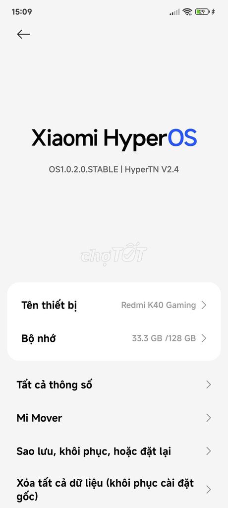 Xiaomi Redmi K40 Gaming 128GB Đen. Mua bán Điện thoại tại Quận 7 Tp Hồ Chí Minh được đăng bởi Quân hình 1