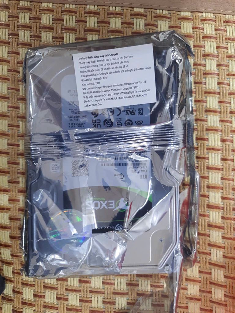 Ổ cứng HDD Seagate Exos 8TB 3,5", BH hãng 2 năm. Mua bán Linh kiện (RAM, Card...) tại Quận Bắc Từ Liêm Hà Nội được đăng bởi Mr Ngọc hình 1
