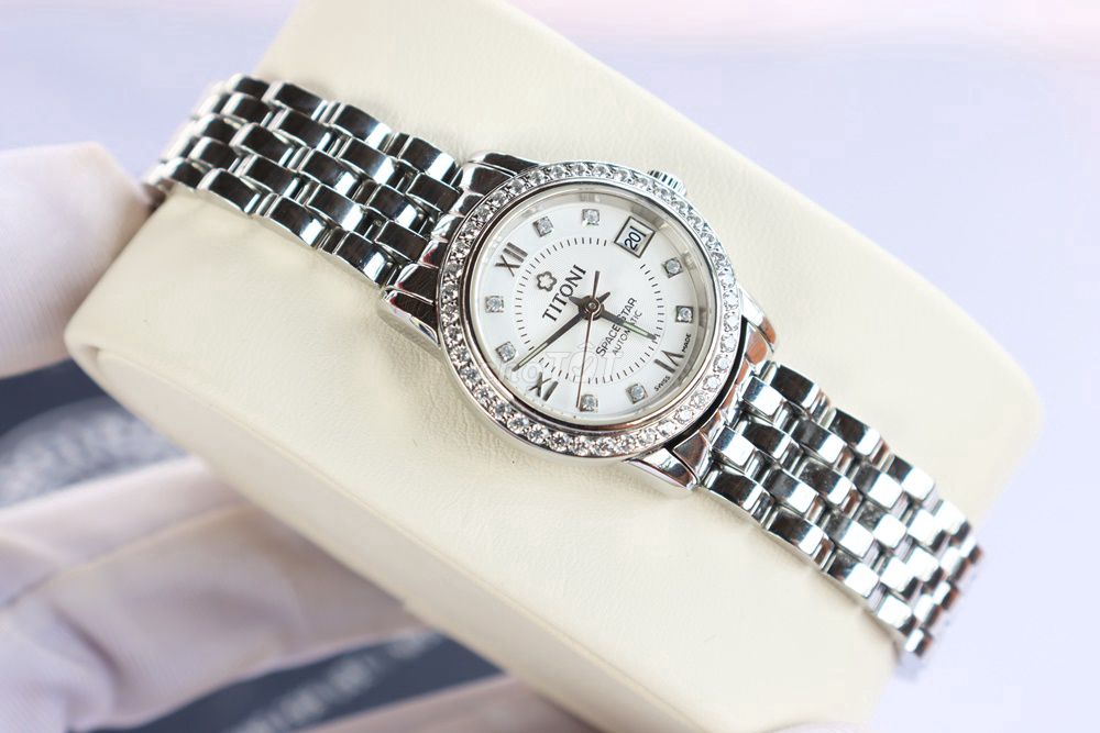 ĐH Nữ : TITONI Space Star Diamond Automatic