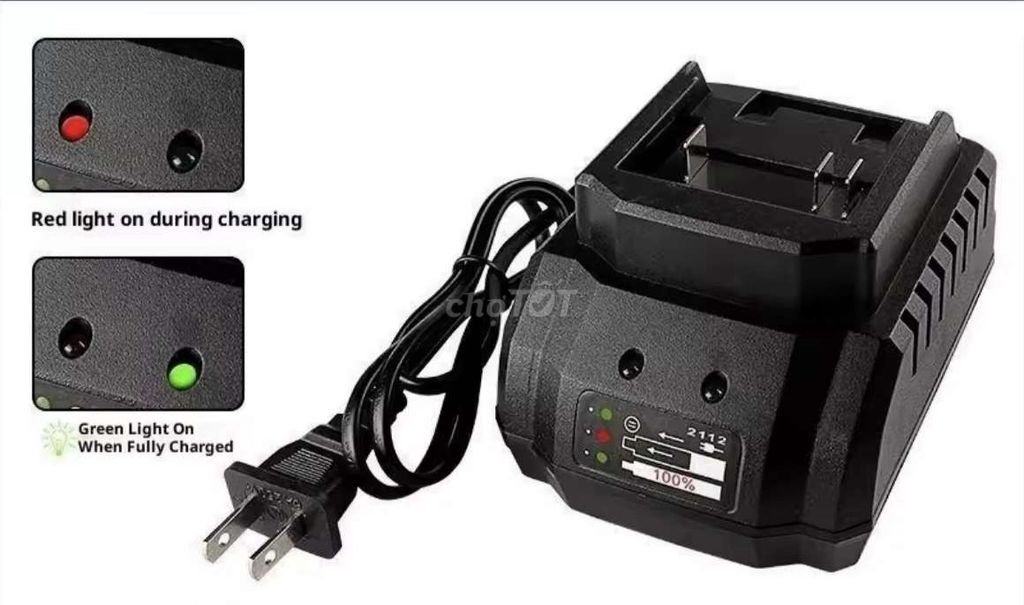 Đế sạc pin Đen 21V 1.8A Sạc nhanh. Mua bán Phụ kiện (Màn hình, Chuột...) tại Quận Bình Thuỷ Cần Thơ được đăng bởi thịnhphúc hình 1
