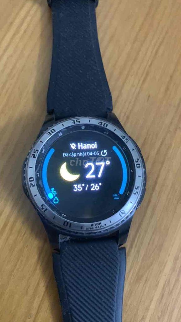 Samsung Gear S3 Frontier Đen. Mua bán Thiết bị đeo thông minh tại Huyện Gia Lâm Hà Nội được đăng bởi Khanhtcl hình 1