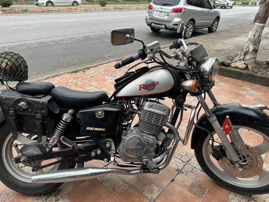 Honda rebel 150cc xe cực chất- full 2 túi da đẹp