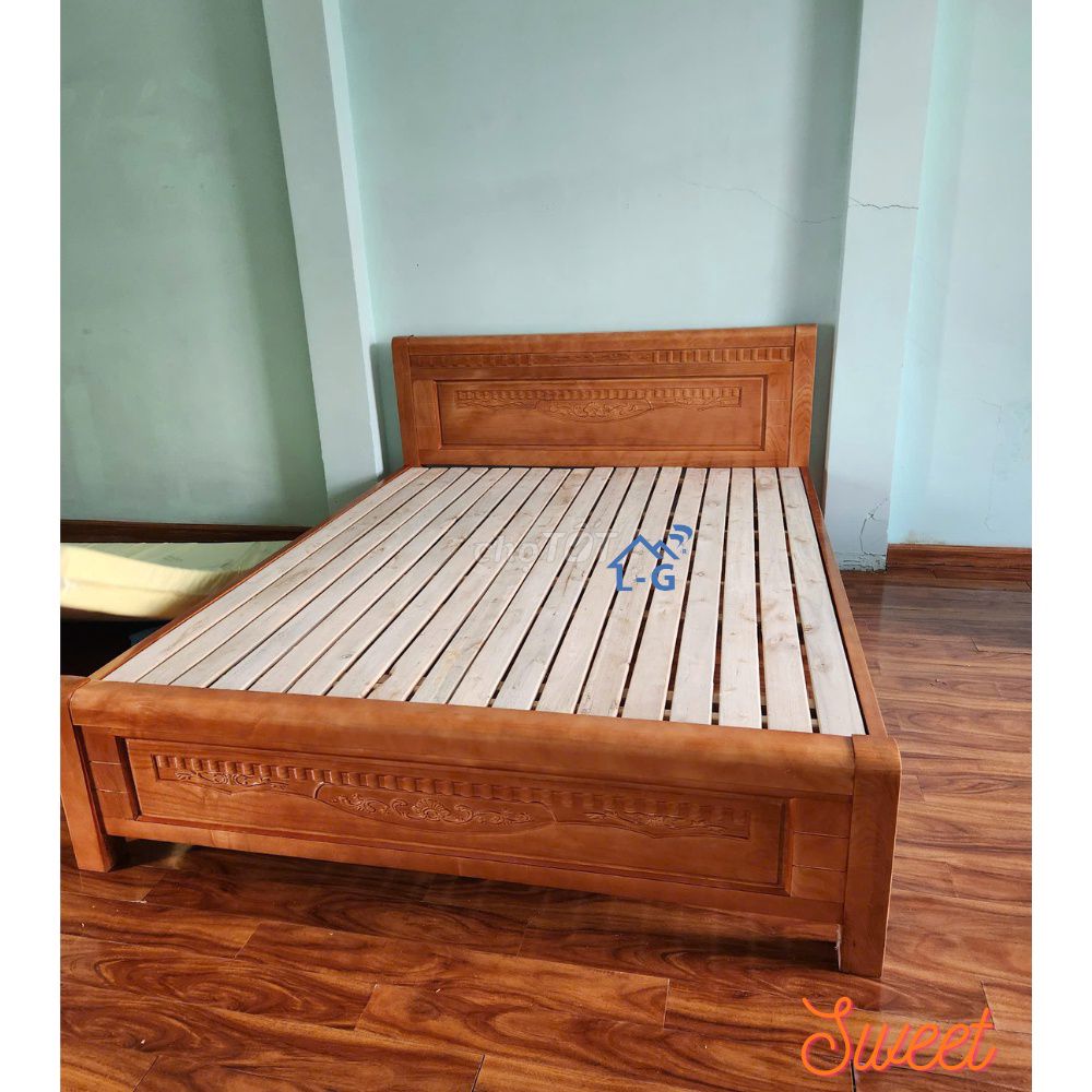 Giường ngủ 1m2 x 2m. Mua bán Giường, chăn ga gối nệm tại Quận 4 Tp Hồ Chí Minh được đăng bởi GIƯỜNG SẮT SƠN LÂM hình 1