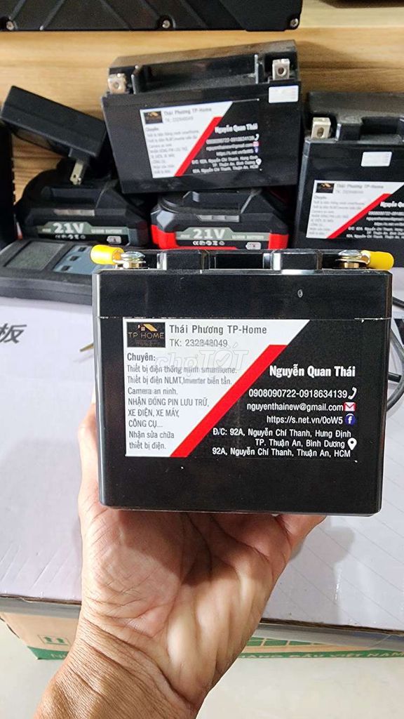 Ắc quy xe máy Lithium-ion 12V 6Ah. Mua bán Phụ tùng xe tại Thành phố Thuận An Bình Dương được đăng bởi Nguyễn quan Thái hình 3
