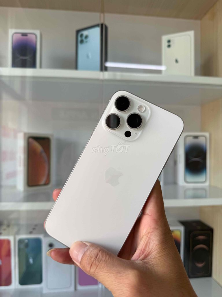 IPHONE 15 PROMAX 1TB ( 1000gb) TRẮNG QT ZIN ÁP. Mua bán Điện thoại tại Thành phố Cà Mau Cà Mau được đăng bởi NHAN APPLE hình 1