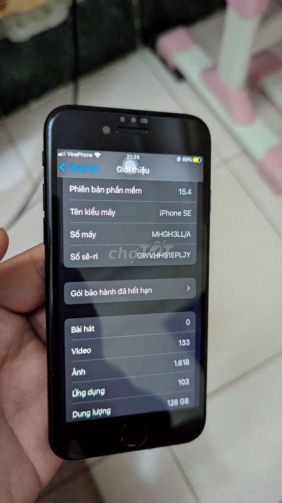Apple iPhone SE 128GB Đen. Mua bán Điện thoại tại Quận Nam Từ Liêm Hà Nội được đăng bởi TUẤN ANH HOÀNG hình 1