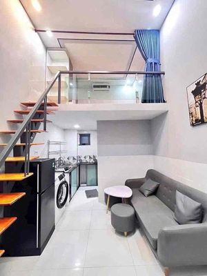 CĂN HỘ DUPLEX FULL NỘI THẤT MÁY GIẶT RIÊNG, LÀNG ĐẠI HỌC, LÊ VĂN VIỆT