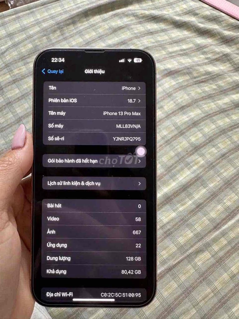 iPhone 13 Pro Max 128GB Trắng. Mua bán Điện thoại tại Quận Nam Từ Liêm Hà Nội được đăng bởi Min hình 1
