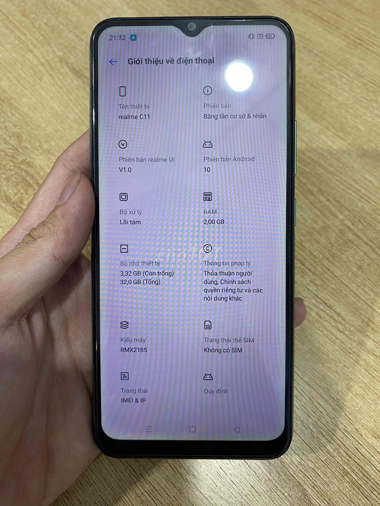 Realme C11 32GB Xanh. Mua bán Điện thoại tại Thành phố Thủ Đức Tp Hồ Chí Minh được đăng bởi Hùng Trần hình 1