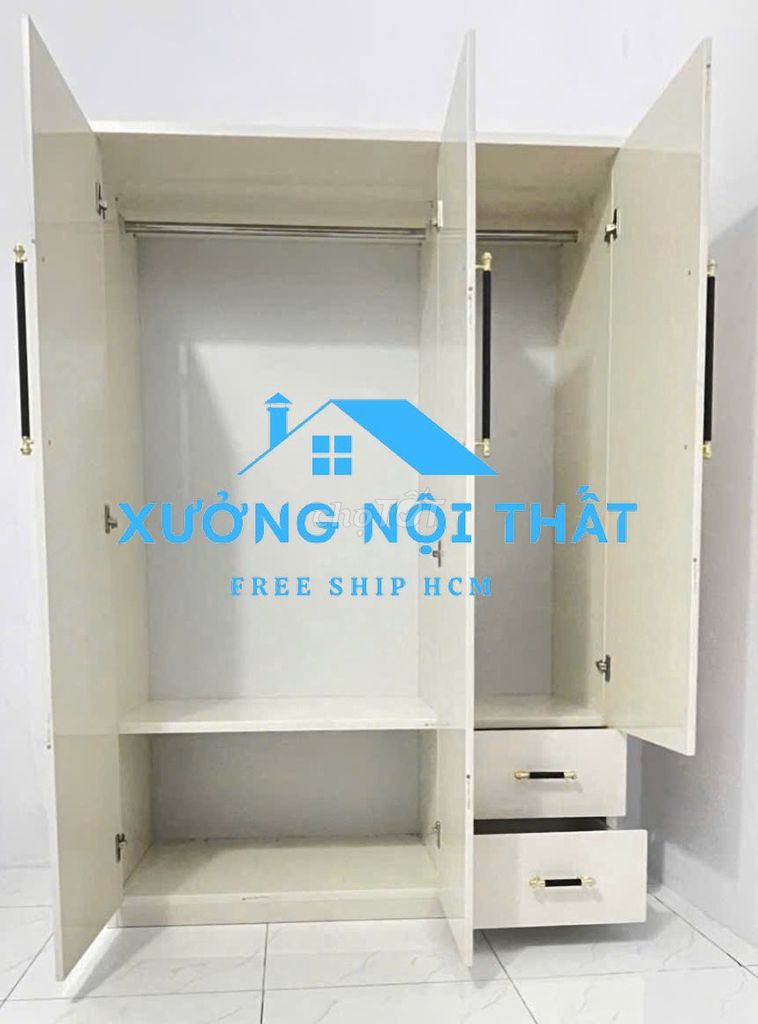 Tủ quần áo?tủ quần áo>Tủ quần áo=Tủ quần áo-tủ+tủ. Mua bán Tủ, kệ gia đình tại Quận 10 Tp Hồ Chí Minh được đăng bởi Nội thất giá xưởng hình 1