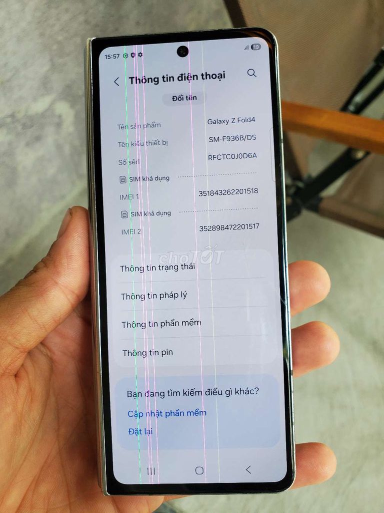 Samsung Galaxy Z Fold4 256GB. Mua bán Điện thoại tại Huyện Bình Chánh Tp Hồ Chí Minh được đăng bởi Long hình 1