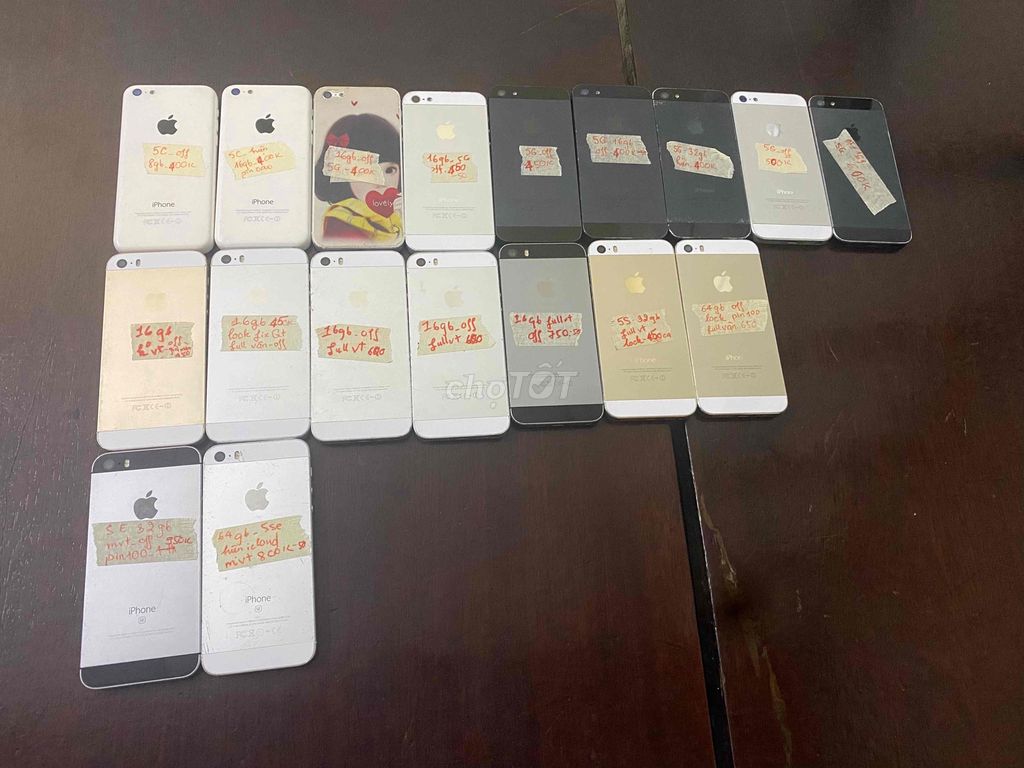 iPhone 5S main zin màn zin pin mới