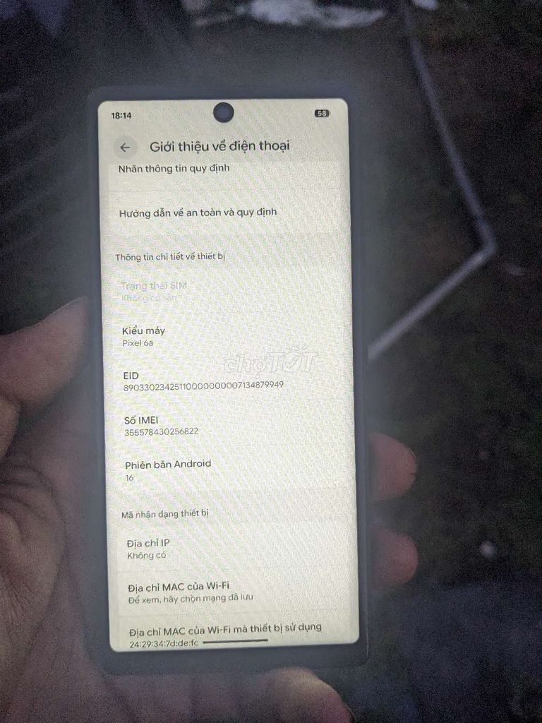 Google Pixel 6a ram 8/128 mới đẹp full tính năng. Mua bán Điện thoại tại Quận 12 Tp Hồ Chí Minh được đăng bởi cầm điện thoại giá tôt hình 1